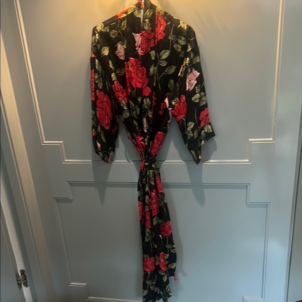 August Silk Rose Robe